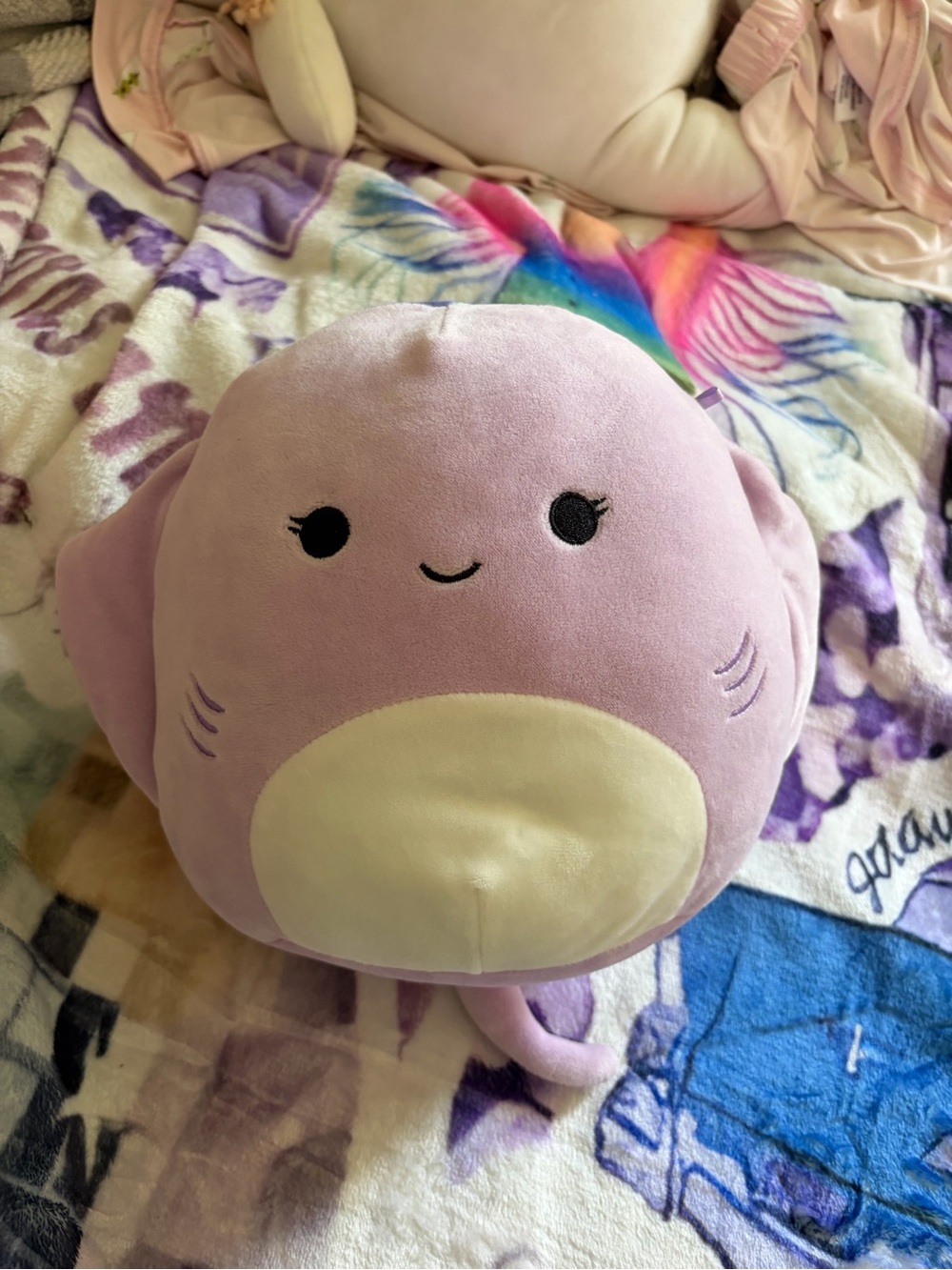 Purple stingray Squishmallow
